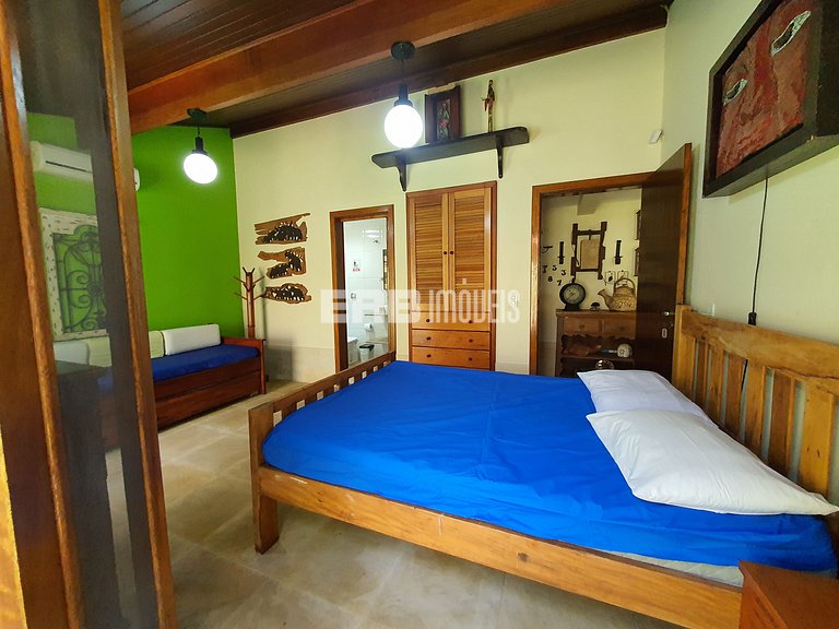 Casa de praia com vista e lazer