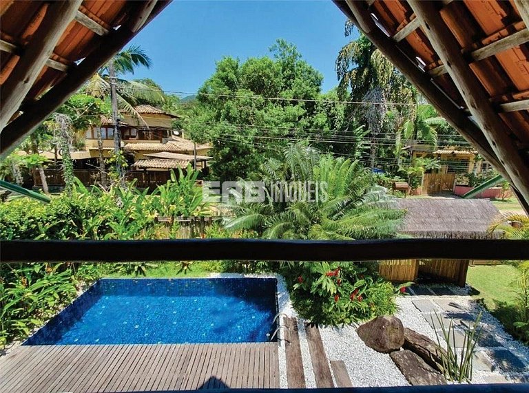 Piscina, 4 suítes, 90m do mar