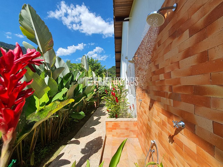 Casa para temporada em Itamambuca, a 80m do mar