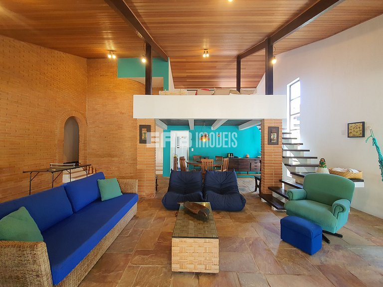 Casa para temporada em Itamambuca, a 80m do mar