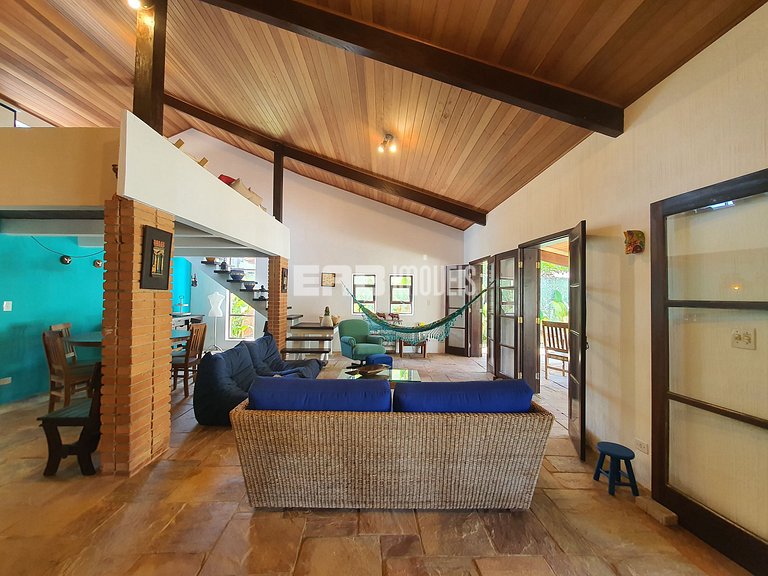 Casa para temporada em Itamambuca, a 80m do mar