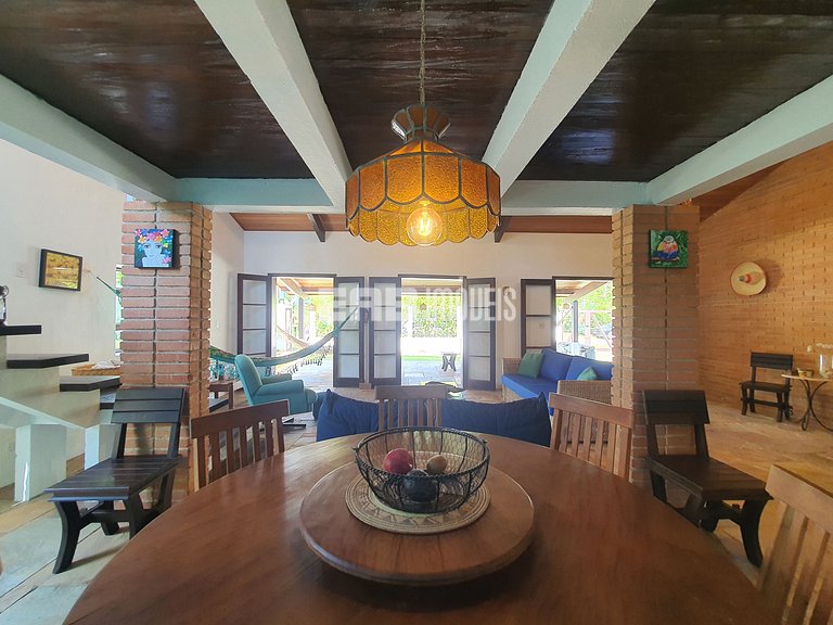 Casa para temporada em Itamambuca, a 80m do mar