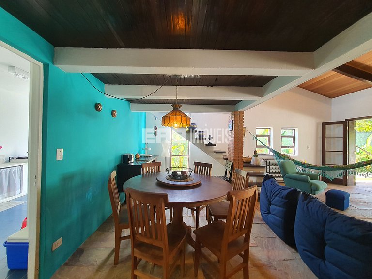 Casa para temporada em Itamambuca, a 80m do mar