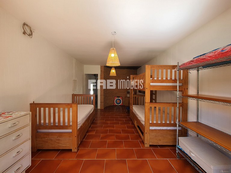 Casa para temporada em Itamambuca, a 80m do mar