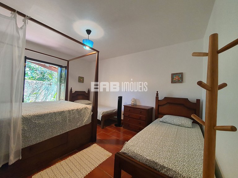 Casa para temporada em Itamambuca, a 80m do mar