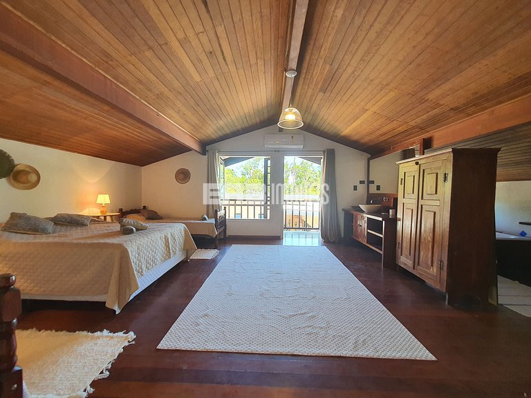 Casa a 40m do mar em Itamambuca