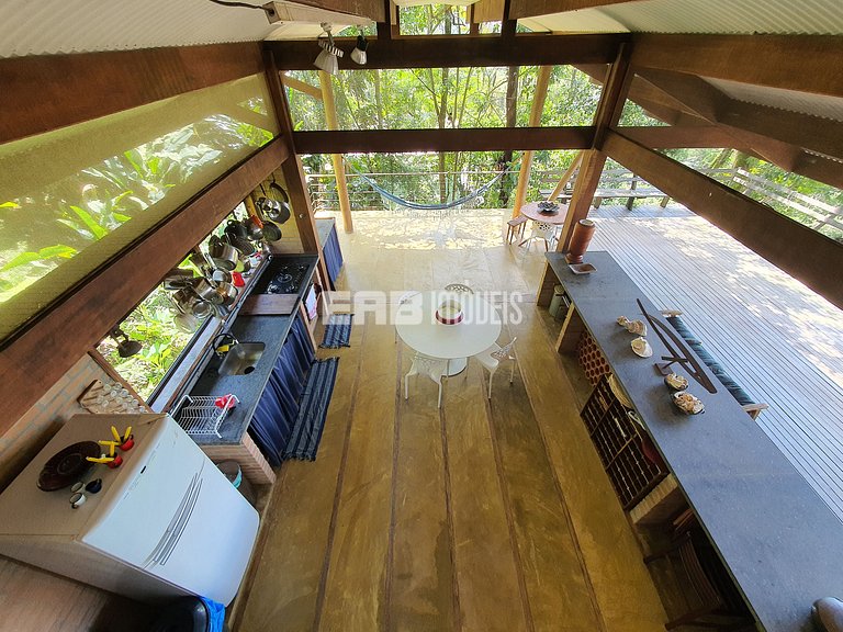 Casa de cinema na Praia do Félix, Ubatuba