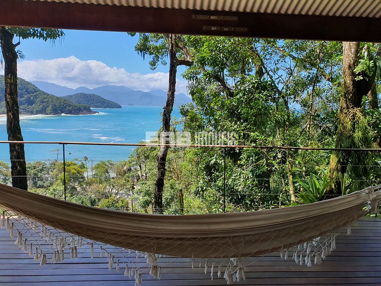 Casa de cinema na Praia do Félix, Ubatuba