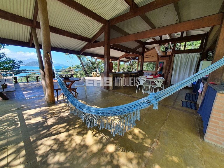 Casa de cinema na Praia do Félix, Ubatuba