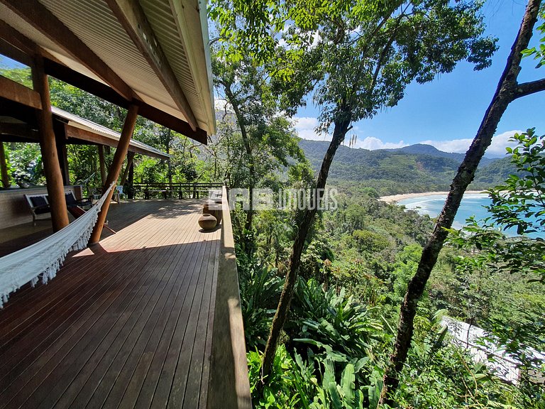 Casa de cinema na Praia do Félix, Ubatuba