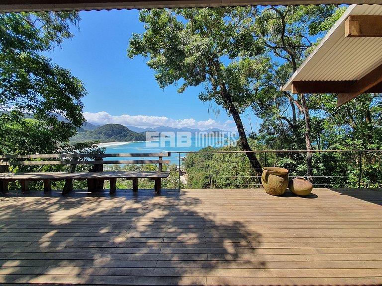 Casa de cinema na Praia do Félix, Ubatuba