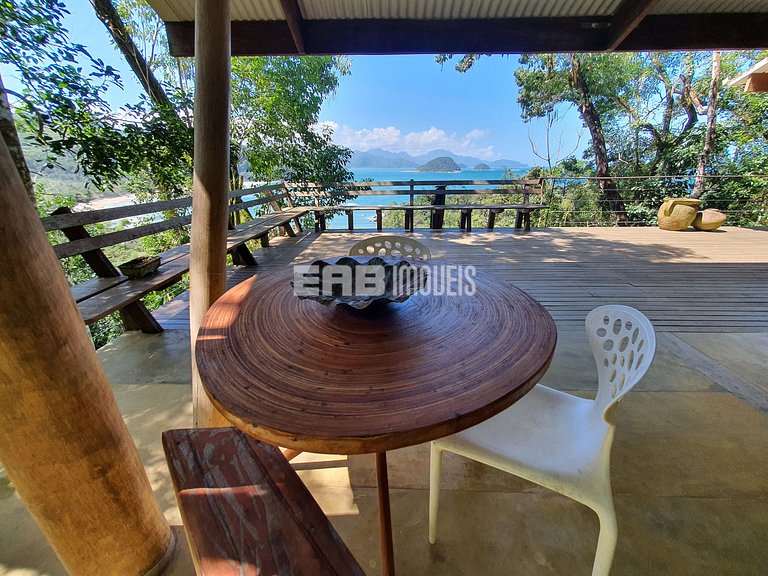 Casa de cinema na Praia do Félix, Ubatuba