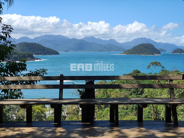 Casa de cinema na Praia do Félix, Ubatuba