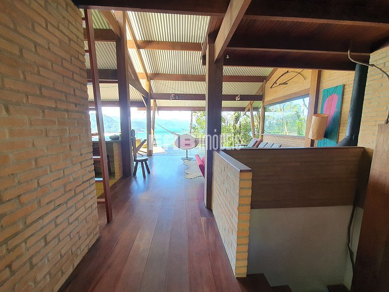 Casa de cinema na Praia do Félix, Ubatuba