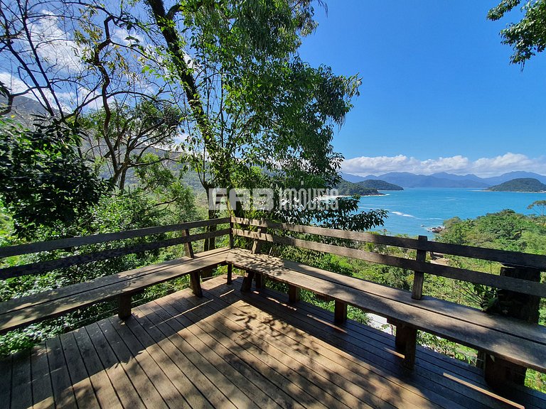 Casa de cinema na Praia do Félix, Ubatuba