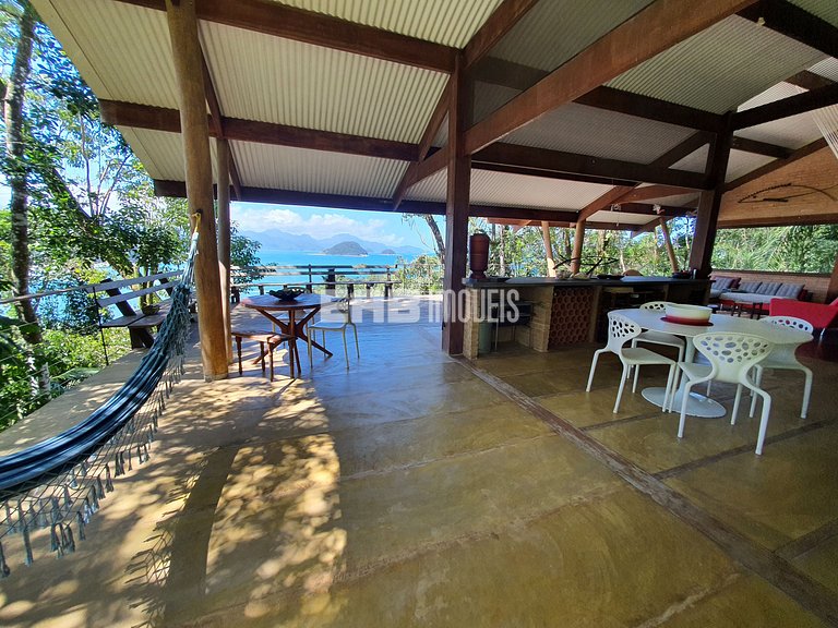 Casa de cinema na Praia do Félix, Ubatuba