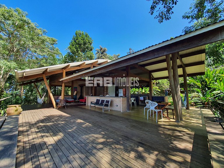 Casa de cinema na Praia do Félix, Ubatuba
