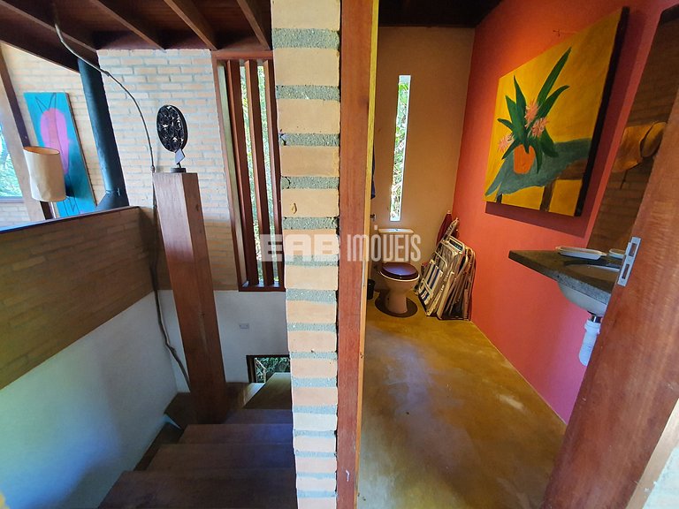 Casa de cinema na Praia do Félix, Ubatuba