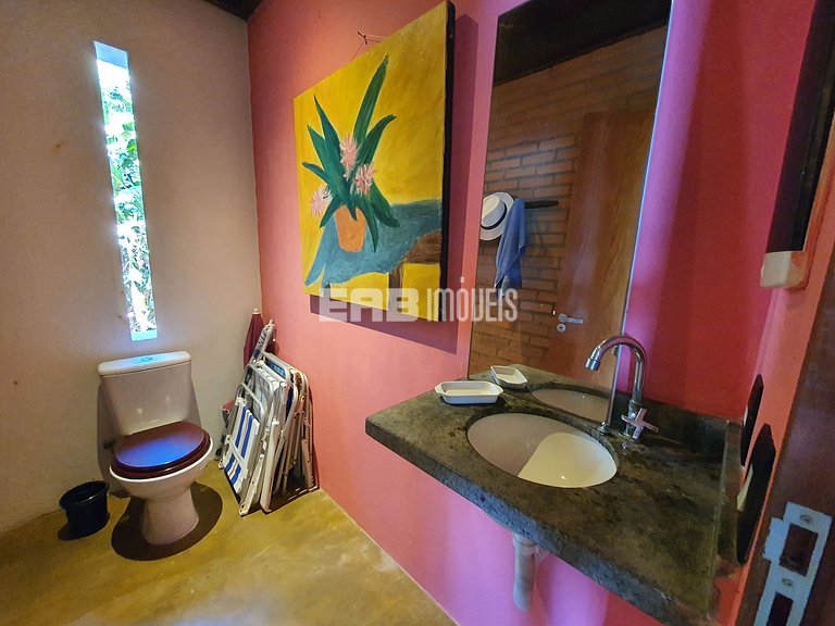 Casa de cinema na Praia do Félix, Ubatuba