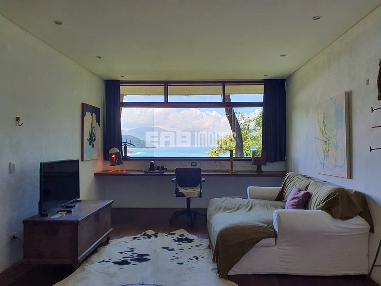 Casa de cinema na Praia do Félix, Ubatuba