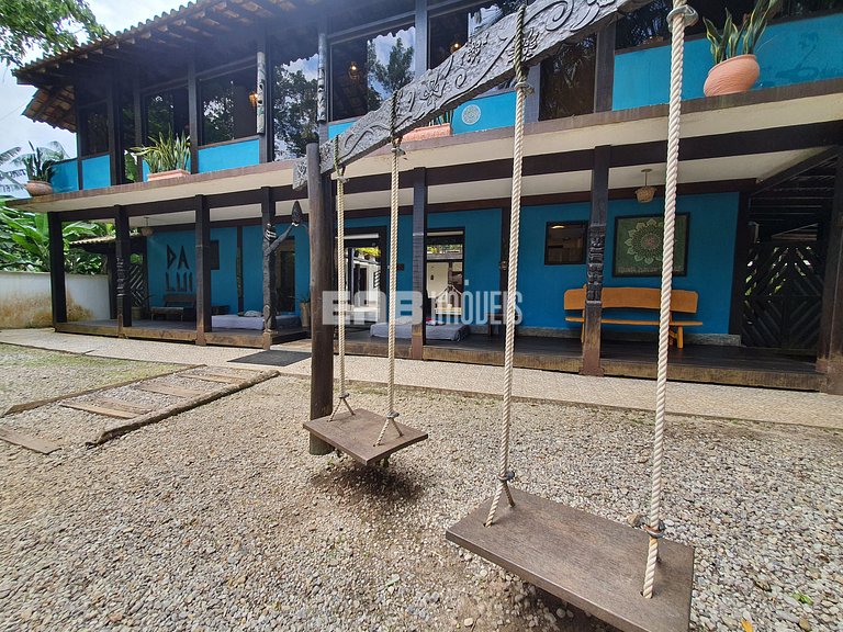 Mansão com 6 suites, sauna e piscina em Itamambuca