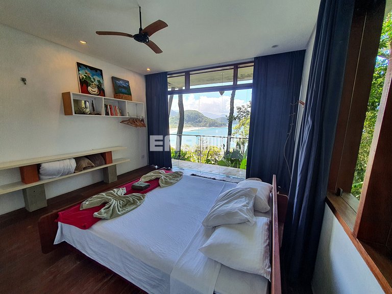 Casa de cinema na Praia do Félix, Ubatuba