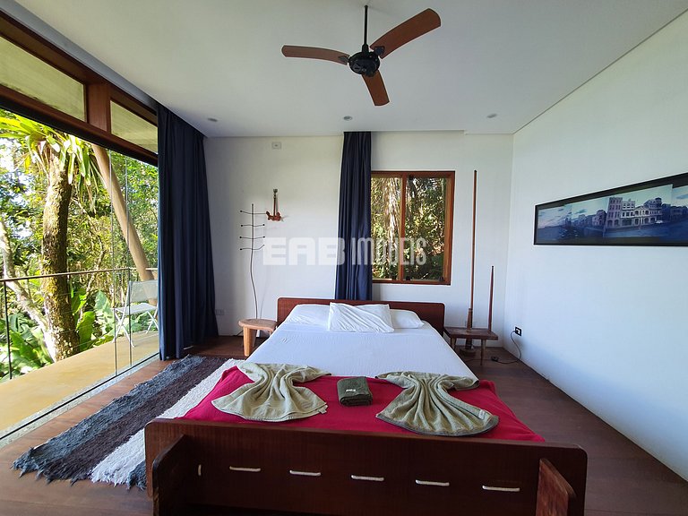 Casa de cinema na Praia do Félix, Ubatuba