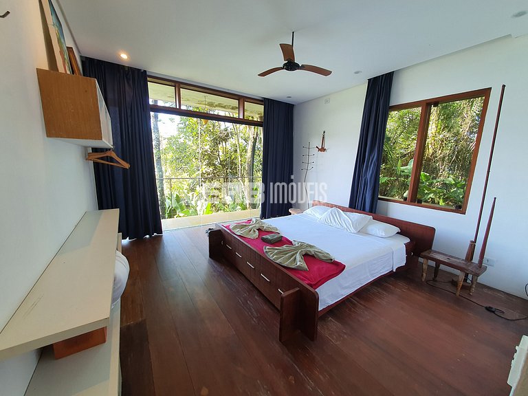 Casa de cinema na Praia do Félix, Ubatuba