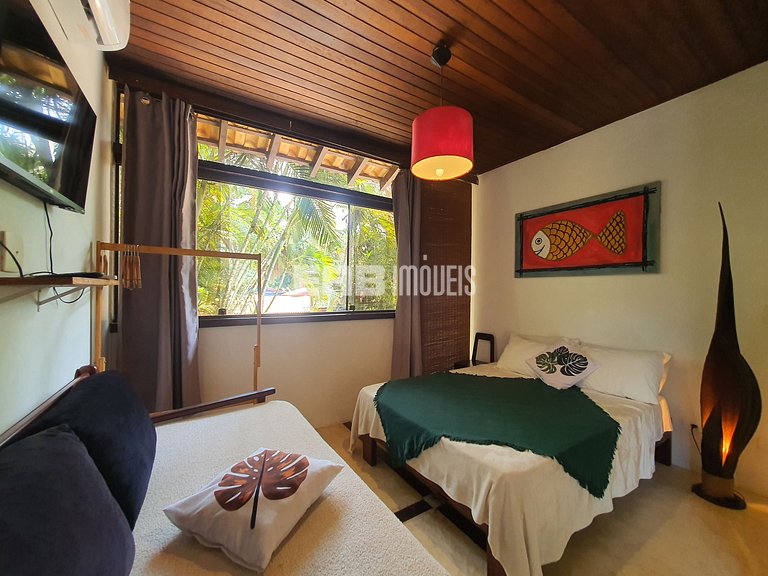 Mansão com 6 suites, sauna e piscina em Itamambuca