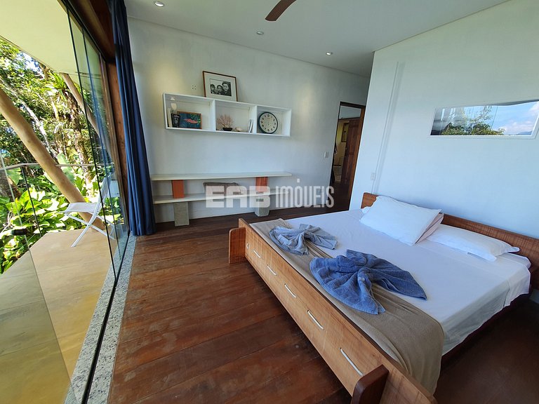 Casa de cinema na Praia do Félix, Ubatuba