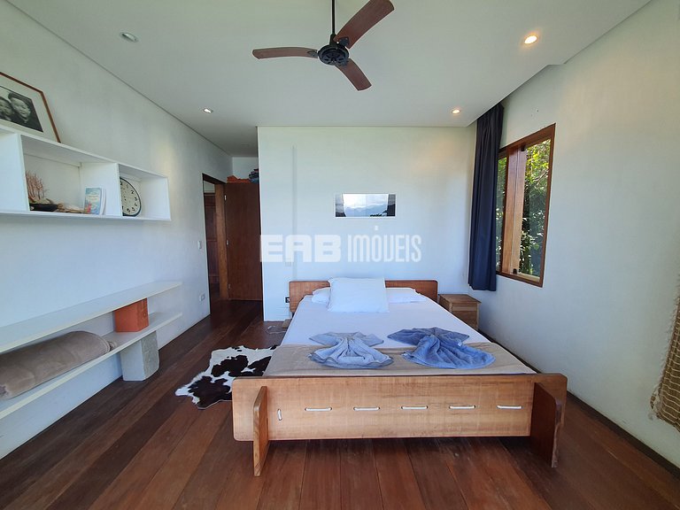 Casa de cinema na Praia do Félix, Ubatuba