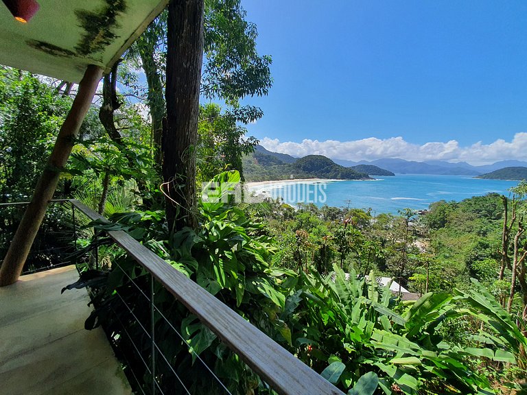 Casa de cinema na Praia do Félix, Ubatuba