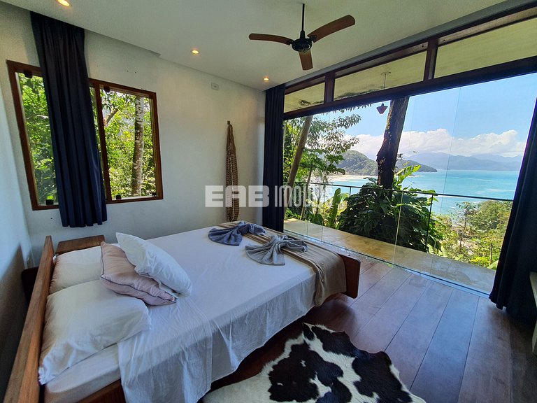 Casa de cinema na Praia do Félix, Ubatuba