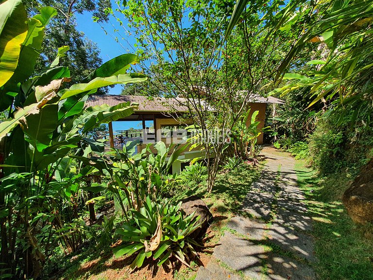 Casa de cinema na Praia do Félix, Ubatuba