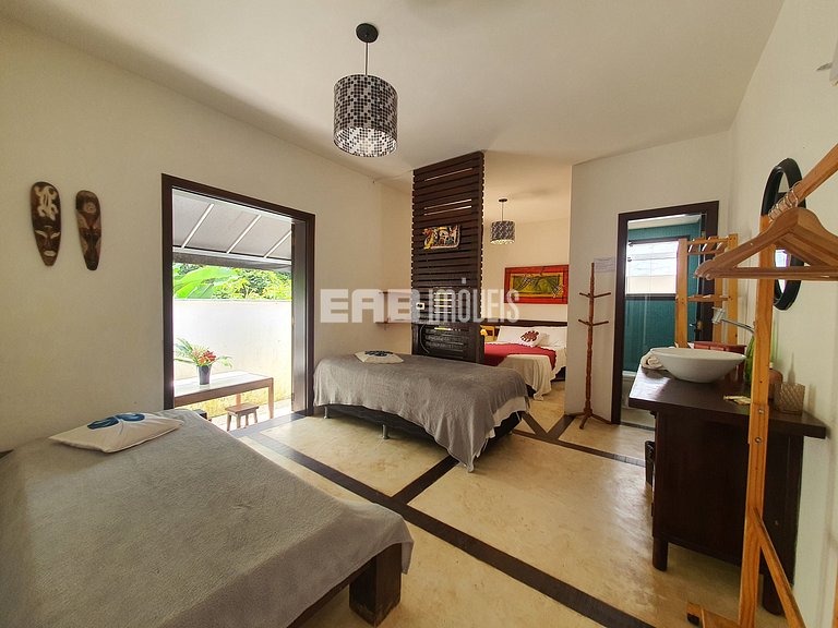 Mansão com 6 suites, sauna e piscina em Itamambuca