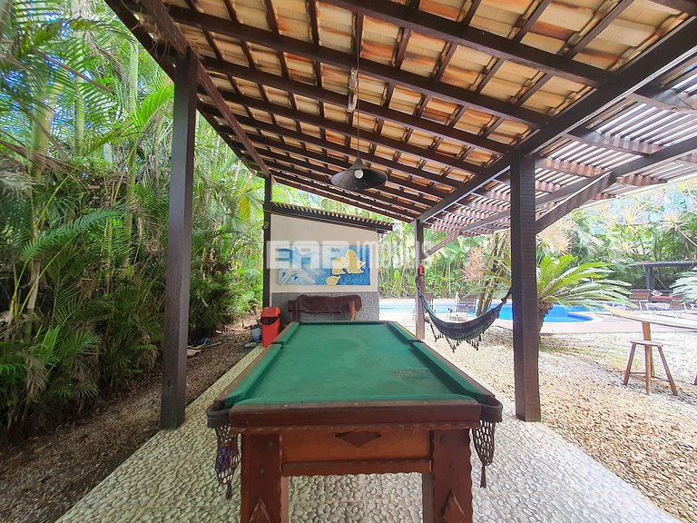 Mansão com 6 suites, sauna e piscina em Itamambuca