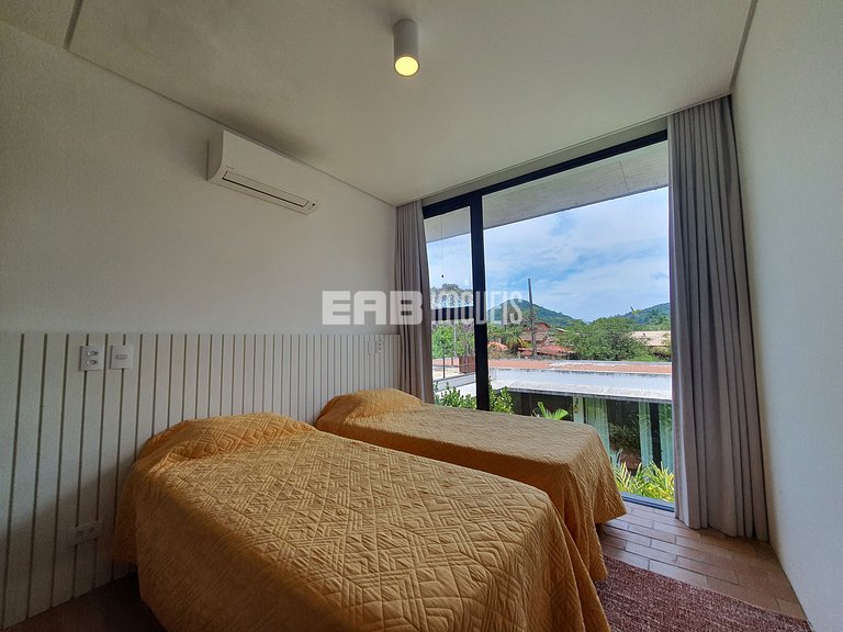 Casa para 12 pessoas na praia de Itamambuca, Ubatuba