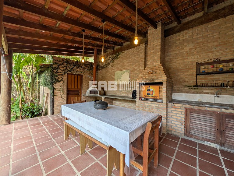 Casa para 14 pessoas na praia de Itamambuca