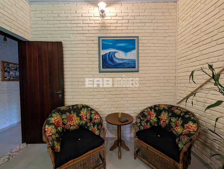Casa para 12 pessoas na praia de Itamambuca