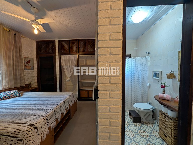 Casa para 12 pessoas na praia de Itamambuca