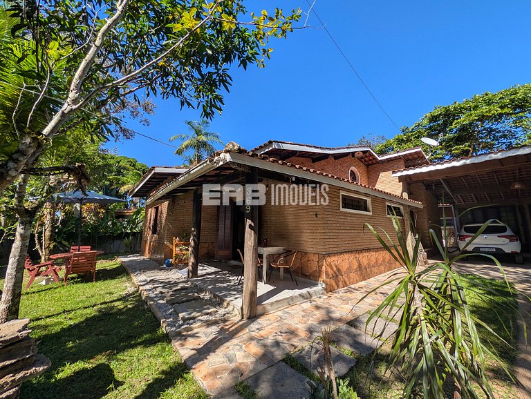 Casa para 12 pessoas na praia de Itamambuca
