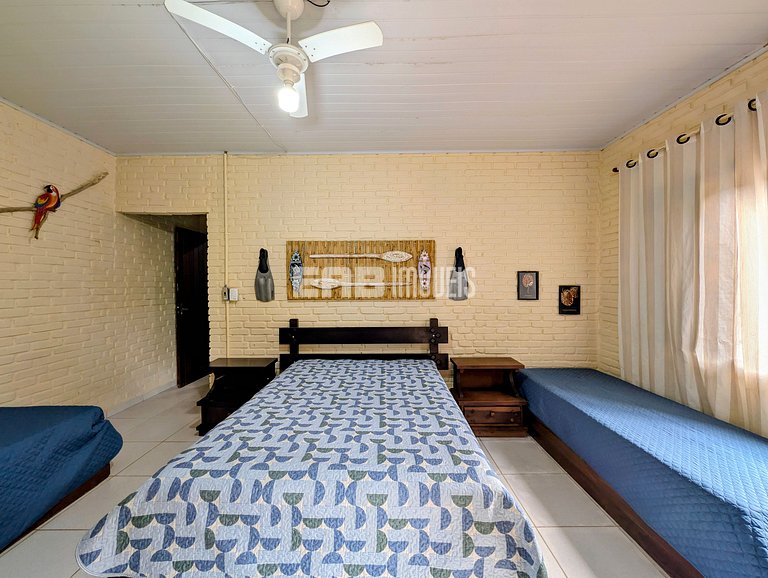Casa para 12 pessoas na praia de Itamambuca