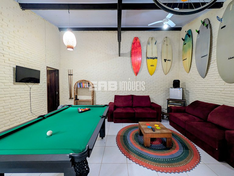 Casa para 12 pessoas na praia de Itamambuca