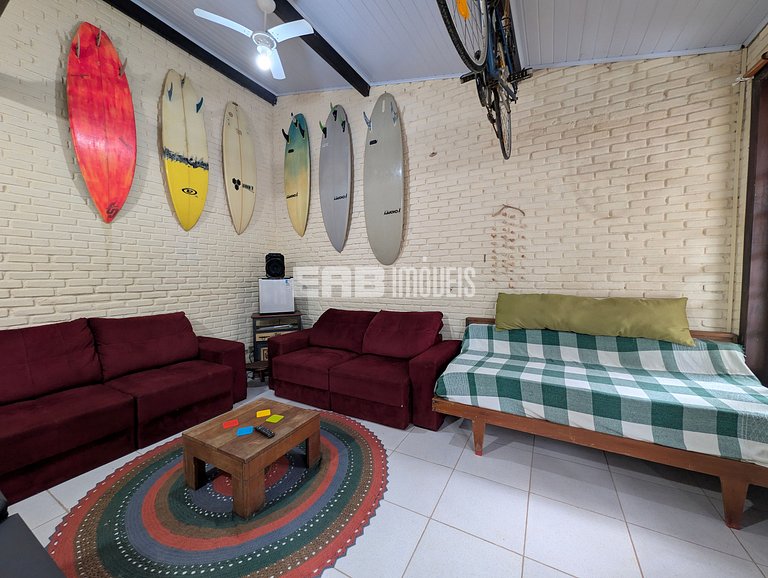 Casa para 12 pessoas na praia de Itamambuca