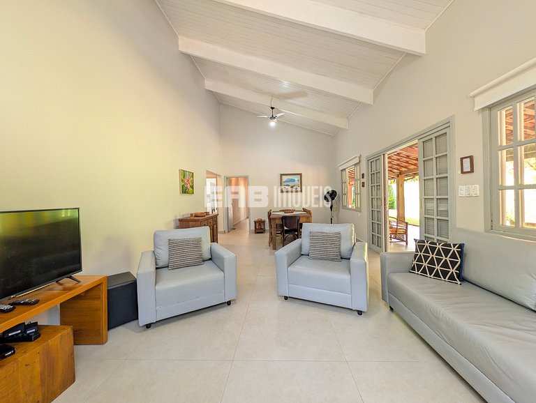 Casa para 10 pessoas na praia de Itamambuca