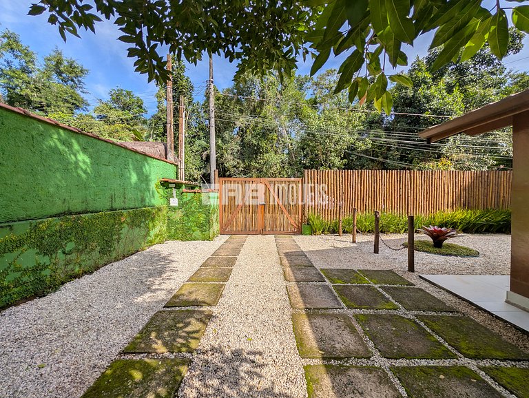 Casa para 10 pessoas na praia de Itamambuca